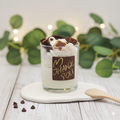 Duftkerze "Thank You" – Schokolade & Keks-Deko